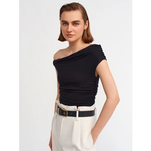20212 Drapeli Top-Siyah