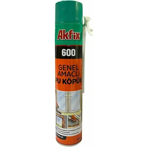 Toptancı Amca Köpük Akfix 600 ml Genel Amaçlı Pu Köpük Akfix