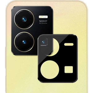 Vivo Y35 Kamera Lens Koruma Camı- Siyah