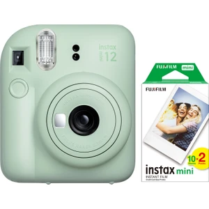 Instax Mini 12 Yeşil Fotoğraf Makinesi ve 20'li Mini Film