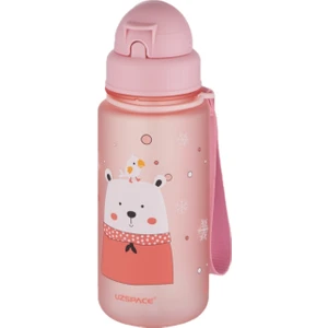 Figürlü  400 ml Pipetli  Tritan Çocuk Su Matarası