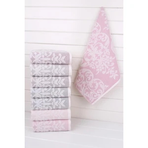 Pamuk Jakarlı 6'Lı Havlu Seti