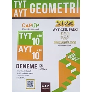 Çap Yayınları TYT AYT Geometri Deneme 2023 Özel Baskı