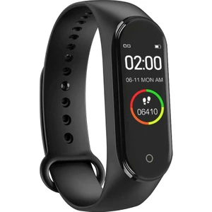 M4 Akıllı Saat Bileklik Kalp Hızı Kan Basıncı Nabız Pedometre Smart Watchh