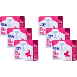 Leke Çıkarıcı Mendil 12 'li Paket x 6'lı Paket
