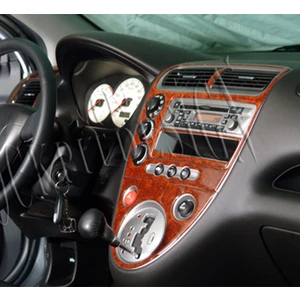 meriç cockpit design Meriç® Honda Civic Type R Ön Torpido Kaplama Maun 6 Parça 2001-2006