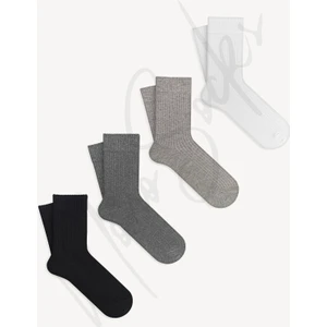 Mono Socks Fitilli Basic Soket Çorap