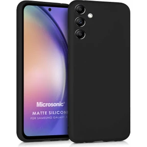 Matte Silicone Samsung Galaxy A54 Kılıf Siyah