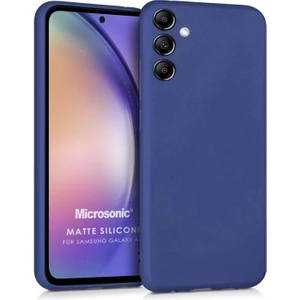 Matte Silicone Samsung Galaxy A54 Kılıf Lacivert