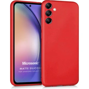 Matte Silicone Samsung Galaxy A54 Kılıf Kırmızı