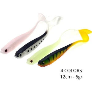 MSO Teknoloji Olta Balıkçılık 12cm 6gr Fosforlu Silikon Lure Yapay Yem