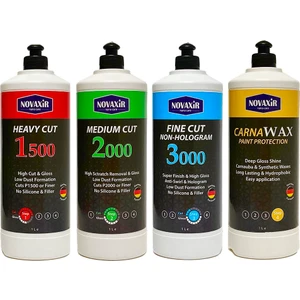 Pasta Cila Set, Kalın-1l, Orta-1l, Ince Pasta-1l, Carnawax Boya Koruma-1l Nvpset