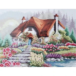 Goblen Etamin Işleme Seti 40X50 cm Ev Deseni