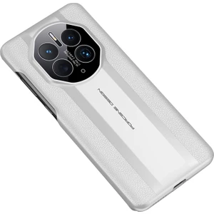 Lr Joyful Huawei Mate 50 Pro 4g Orijinal Deri Kaplama Geri Kılıf Tpu Çerçevesi Sert Pc Tam Kamera Koruması Kılıf (Yurt Dışından)