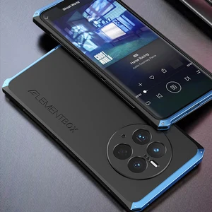 Lr Joyful Huawei Mate Için Element Kutusu 50 Pro 4g 3 Parçalı Tasarım Güçlendirilmiş Köşe Telefon Kılıfı Sabit Pc Arka Metal Çerçeve Koruyucu Kılıf (Yurt Dışından)