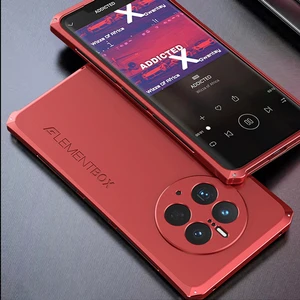 Lr Joyful Huawei Mate Için Element Kutusu 50 Pro 4g 3 Parçalı Tasarım Güçlendirilmiş Köşe Telefon Kılıfı Sabit Pc Arka Metal Çerçeve Koruyucu Kılıf (Yurt Dışından)