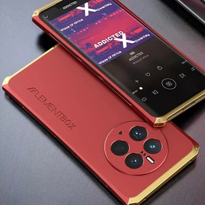 Lr Joyful Huawei Mate Için Element Kutusu 50 Pro 4g 3 Parçalı Tasarım Güçlendirilmiş Köşe Telefon Kılıfı Sabit Pc Arka Metal Çerçeve Koruyucu Kılıf (Yurt Dışından)