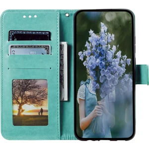 Lr Joyful Huawei Nova 10 Se 4g Için Mandala Çiçek Telefon Kılıfı Anti-Drop Cüzdan Stand Kılıfı Strap ile (Yurt Dışından)