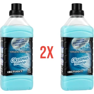 2x Okyanus Ferahlığı Konsantre Çamaşır Yumuşatıcıı 1.5 L