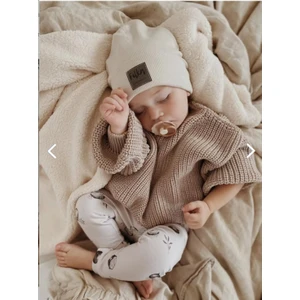 Meriç Bebe Unisex Bebek Çocuk Bisiklet Yaka Extra Esnek Triko Kazak