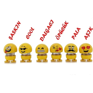 Zıp Zıp Kafalar Sevimli Kafa Sallayan Emojiler Çılgın Kafalar