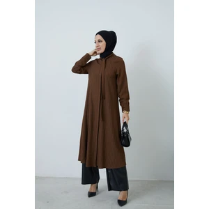 Fularlı Tunik-Kahve
