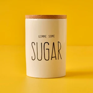 Bella Maison Sugar Stoneware Saklama Kabı Beyaz (14,5x9,5 Cm)