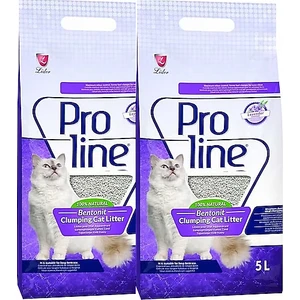 Pro Line Proline Bentonit Topaklaşan Kedi Kumu Lavanta Kokulu 5 Lt X2 Adet