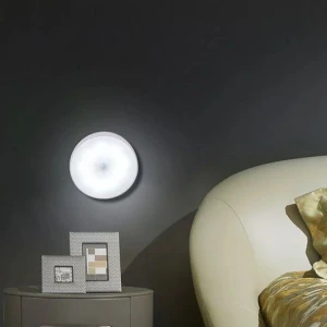 Deste Elektronik  Hareket Sensörlü USB Şarjlı LED Işık Lamba (Beyaz)