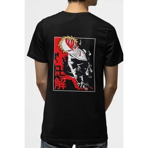 Anime Bleach Ichigo Ön - Arka Baskılı Tişört