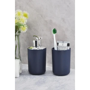 Diş Fırçalık ve Sıvı Sabunluk 2'li Set Lacivert