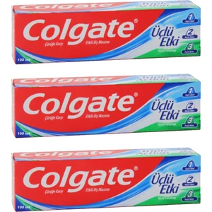 Üçlü Etki Diş Macunu 100ml 3 Adet