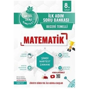 Nartest Yayınevi 8. Sınıf Yeşil İlk Adım Matematik Soru Bankası