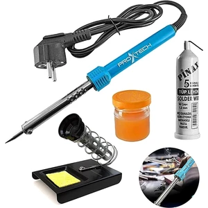 Üstün Kalite 60W Lehim Makinesi - Kalem Havya - Leyim Tel - Pasta Stand Ful Paket