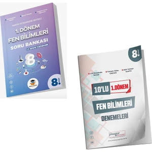 Pisagor Yayınları Pisagor ve Zeka Küpü Yayınları 8. Sınıf 1.dönem Fen Bilimleri Soru Bankası ve Deneme Seti