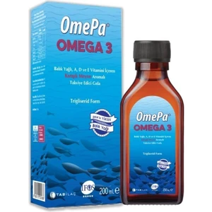 Omega 3 Balık Yağı Karışık Meyve Aromalı Takviye Edici Gıda 200 ml