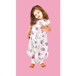 Mini Kiti Elyafsız Yazlık Baharlık Müslin Kumaş Lolipop Çocuk ve Bebek Uyku Tulumu (0,5 Tog)