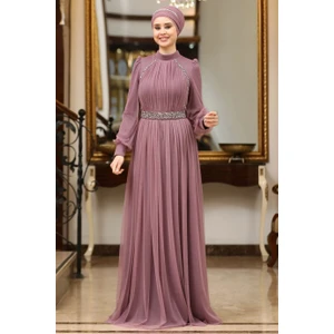 Efsane Tesettür Abiye Lavanta