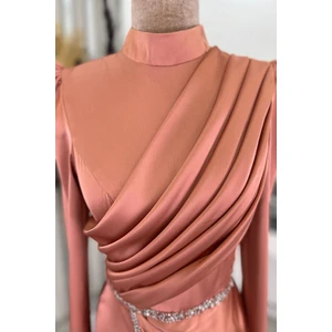 Sare Tesettür Abiye Soğan Kabuğu