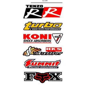 Sticker Çoklu Tenzo Rr - Turbo - Konı - Hks Çoklu Sticker