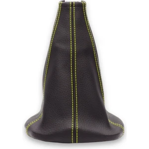 Hyundai I20  (2008-2014)  Uyumlu Vites Körüğü Siyah Deri Sarı Dikiş