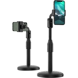 360 Derece Döndürülebilir Masaüstü Teleskopik Telefon Standı Çok Fonksiyonlu Telefon Tutucu