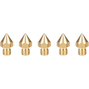 egc Teknoloji Orijinal Creality 3D 0.4mm 5'li Paket CR-10S Pro/v2 - CR10 Max Nozzle - M6X0.75MM