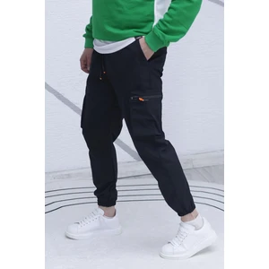 Erkek Paraşüt Kumaş Kargo Jogger Pantalon 1