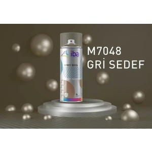 Akrilik Sprey Boya 400 ml Metalik Gri Sedef