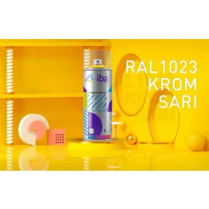 Akrilik Sprey Boya 400 ml Krom Sarı ( Ral 1023 )