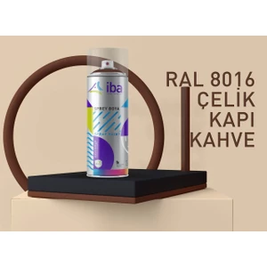 Akrilik Sprey Boya 400 ml Çelik Kapı Kahve ( Ral 8016 )