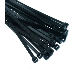 Kablo Bağı Plastik Kelepçe Siyah 2.5X200 mm - 100 Adet