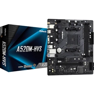 A520M Hvs Socket Am4, Ddr4 4733+MHZ(O.C.), M.2, USB 3.2, Hdmı,vga Matx A520 Anakart (ASRA520M-HVS)