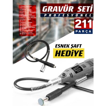 Proxtech Premium Çok Amaçlı Devir Ayarli 211 Parça Hobi Fiyatı